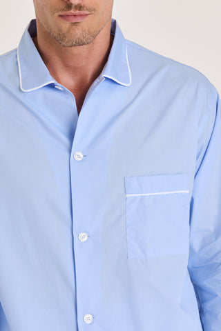 Cotton Pajama Set - Sky Blue