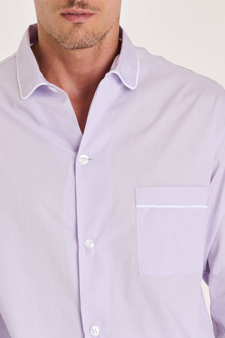 Cotton Pajama Set - Light Lilac