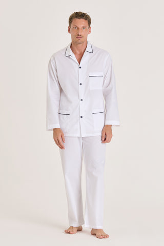 Cotton Pajama Set - Pure White