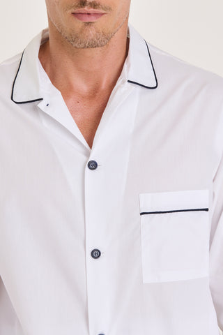 Cotton Pajama Set - Pure White