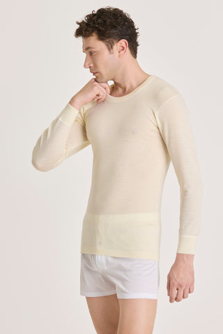 Vintage Long-Sleeve Wool T-Shirt