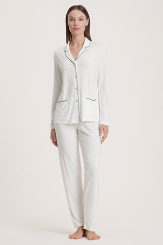 Micro-Modal Pajama Set - Panna