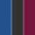 Denim/Charcoal/Burgundy