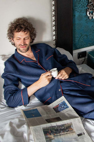 Pure Linen Pajama Set
