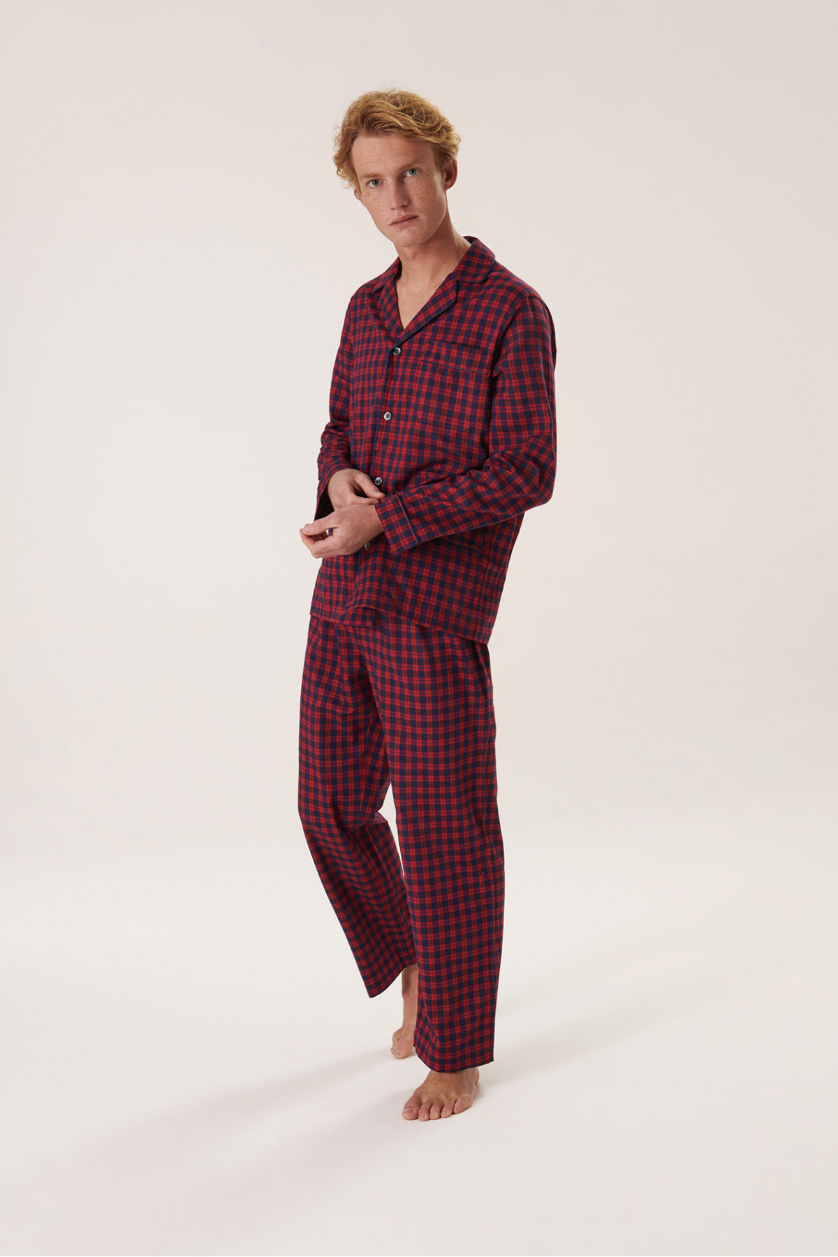 Family Pajamas Matching Men's Stewart Plaid Family Pajama Set, Created for  Macy's - Macy's